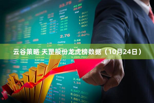 云谷策略 天罡股份龙虎榜数据（10月24日）